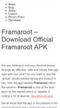 Mobile Screenshot of framaroot-apk.com